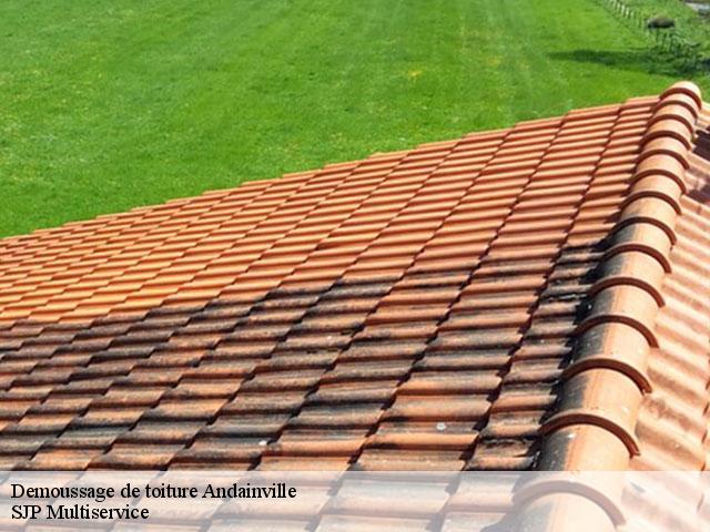 Demoussage de toiture  andainville-80140 SJP Multiservice